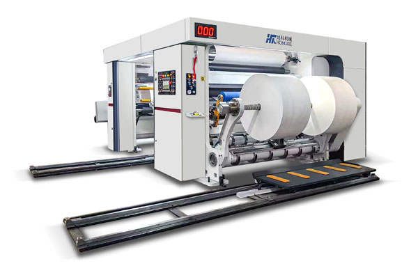 HFQL-GK系列全自動(dòng)高速龍門式框架不干膠分切機(jī)